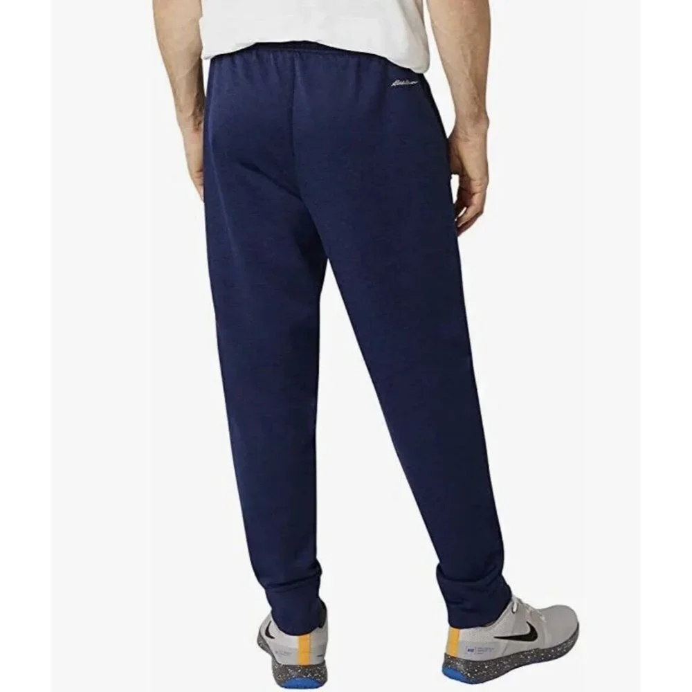 Eddie Bauer Men’s Pants Performance Jogger Color Navy Blue NWT Zip Pockets